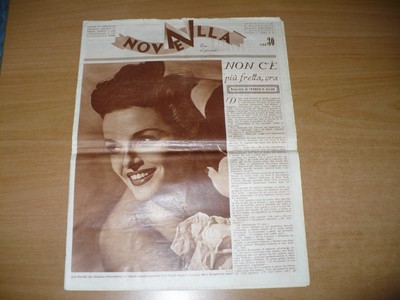 RIVISTA NOVELLA N.10 1952 GREGORY PECK SUSAN HAYWARD PIERANGELI K.DOUGLAS V.MAYO 