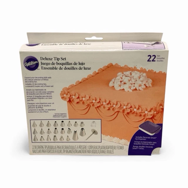 4-teiliges Spritzset Für Kuchen – Edelstahl-Düsen 1M, 2D, 6B, 4B Zum Dekorieren