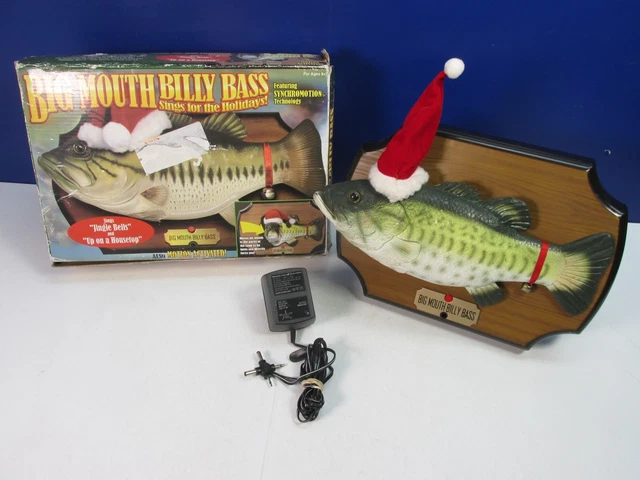 Billy Bass Vintage - Édition Noël Gemmy - Poisson Chantant - Occasion