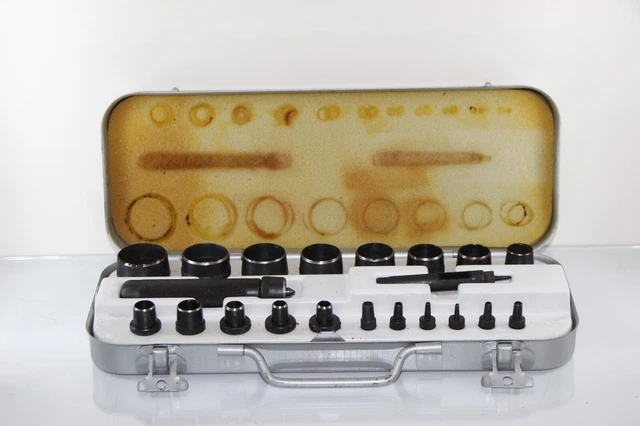 DDR Locheisensatz - 1mm bis 32mm - solides DDR Werkzeug