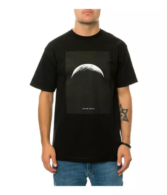 Black Scale Mens The Far Beyond Graphic T-Shirt, Black, Small