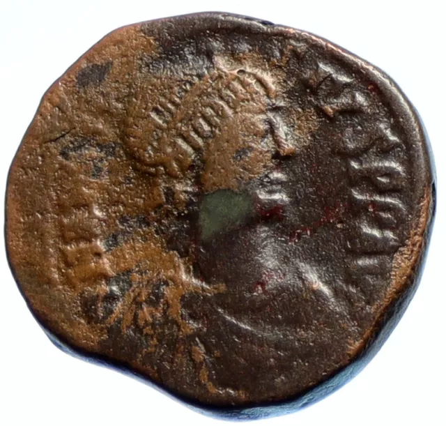 ANASTASIUS 491AD Constantinople Follis Authentic Ancient Byzantine Coin i103825