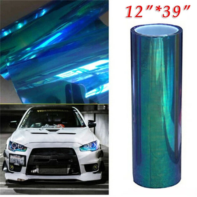 12 99.1cm Color Camaleón / Coche Faro Frontal Luz Trasera Vinilo Tinte Lámpara