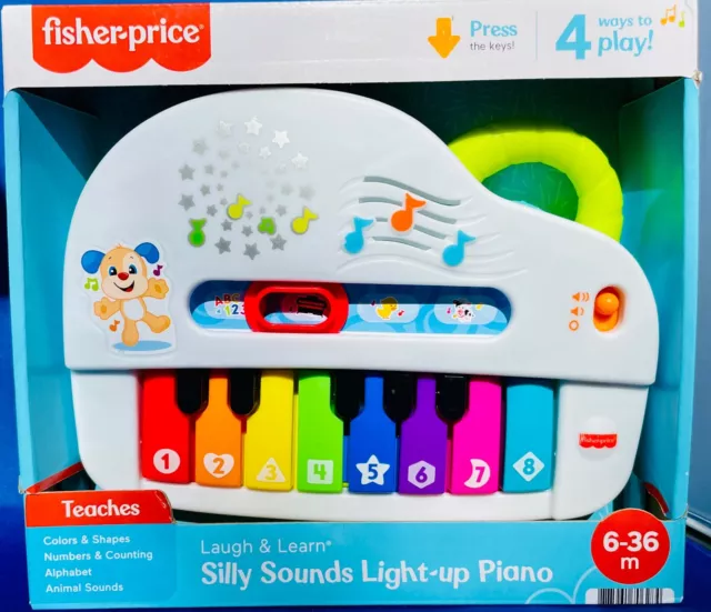 Fisher-Price Laugh & Learn Silly Sounds Light-up Piano Brand New In Box