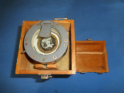 Vintage Hipco Flashlight Compass w/Box Military, Naval, Nautical WW2 Era Lionel?