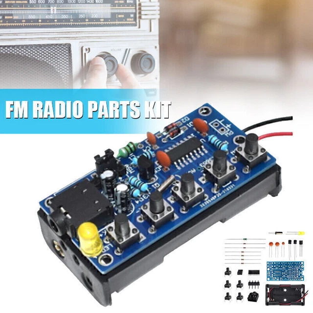 Trasmettitore FM Stereo 0.5W – 76-108 MHz Con Ingresso Microfono Regolabile | Per Chiese, Drive-in E Radio Locali