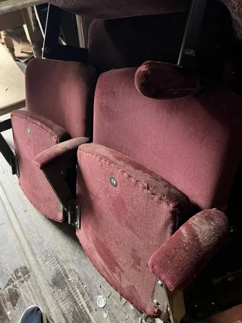 vintage cinema seats