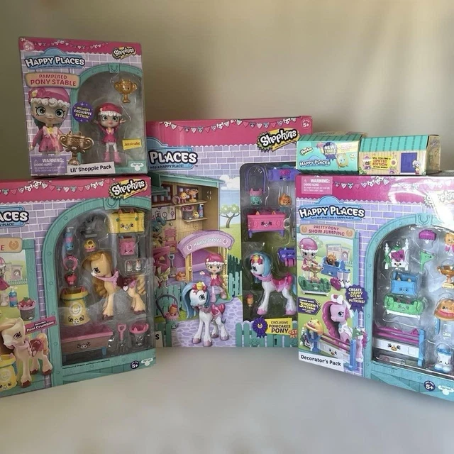 LOT DE JOUETS de collection Shopkins Happy Places Horse Riding - Main Image