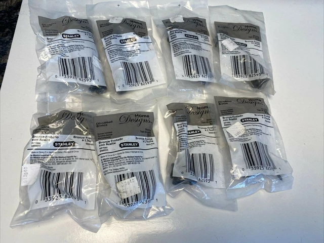 Stanley S825-935 Oil Rubbed Bronze Spring Door Stop lot of 8
