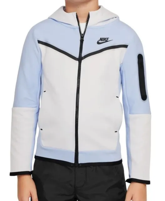 Nike Tech Pack Fleece Windrunner Full Zip Hoodie Kids Jacket CU9223 479  XS
