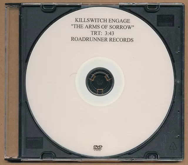 Killswitch Engage - The Arms of Sorrow RARE promo test press DVD single