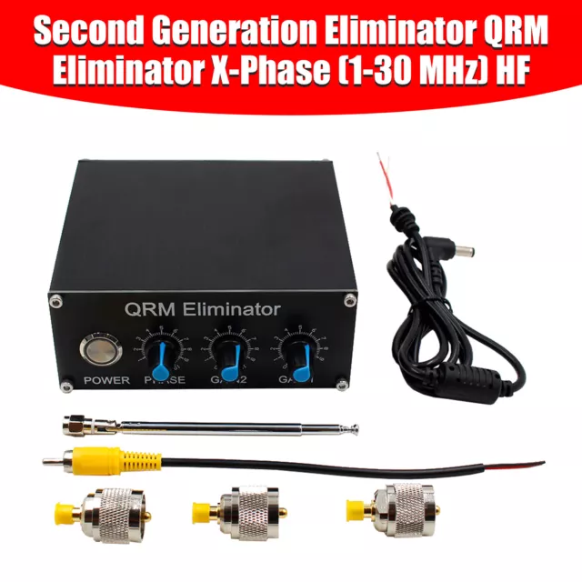 2022 New Second Generation Upgrade QRM Eliminator X Phase (1-30 MHz) HF bands UK