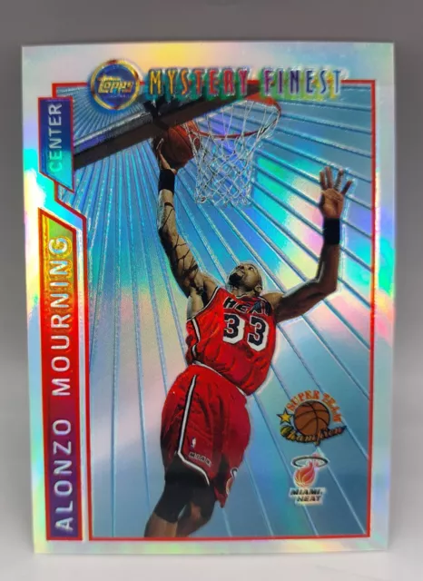 1996 NBA RC Card Alonzo Mourning Miami Heat Topps Mystery Finest