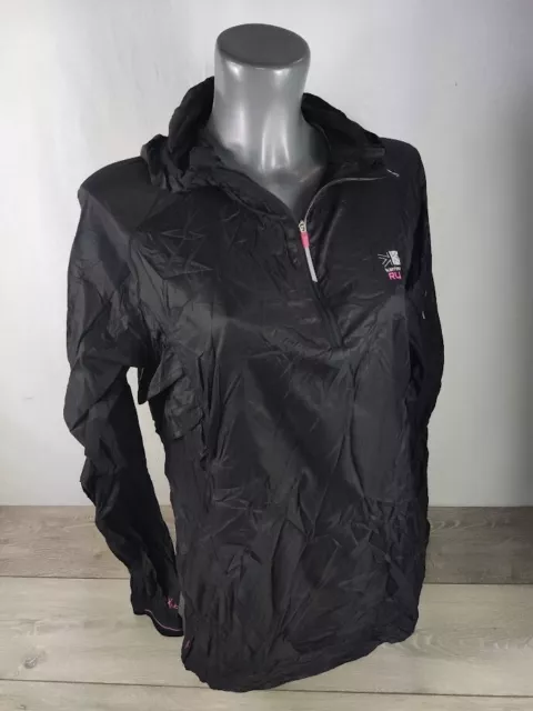 Karrimor Run Womens XLite Hooded Run Jacket UK 16 XL BLACK