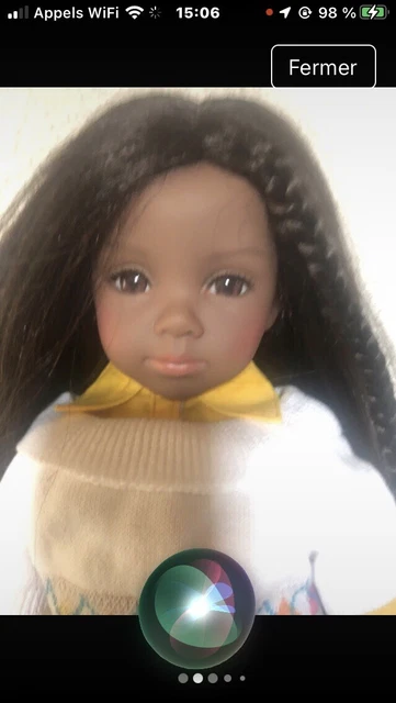 Poupee Maru 52 Cm Raven De Dianna Effner En Tenue D'origine Et Boîte