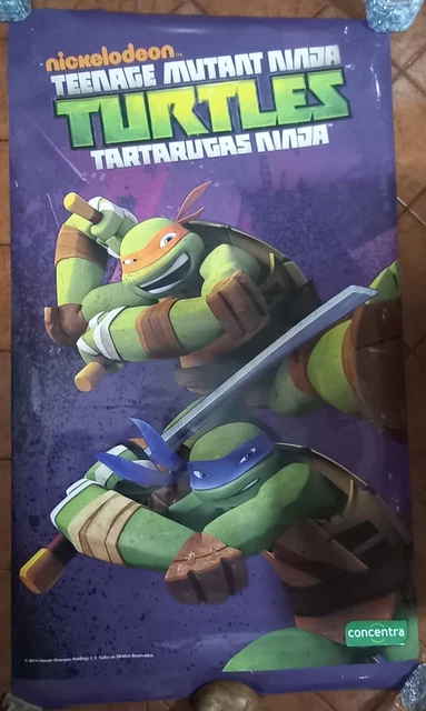 Rare 2014 Nickelodeon TMNT Teenage Mutant Ninja Turtles BIG POSTER
