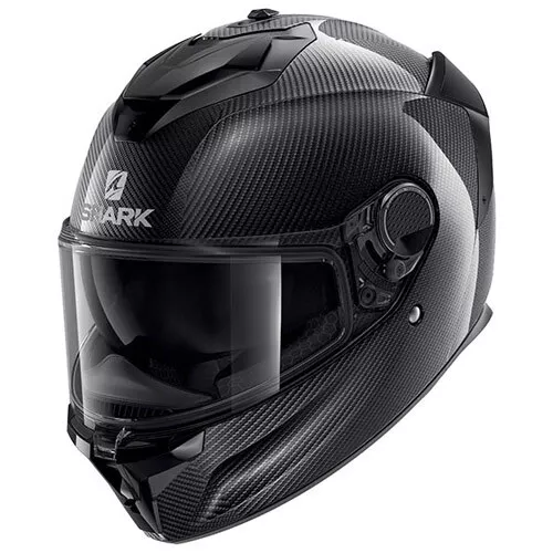 Shark Spartan GT Carbon Plain Full Face Motorbike Helmet - Removable Interior