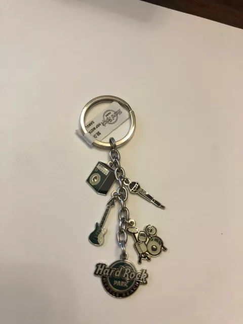 Hard Rock Park Myrtle Beach collectible keychain band charms rock n roll