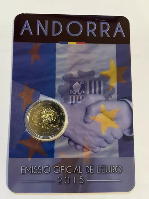 2 Euro 2015 Andorra 25 anniversario Accordo doganale con l'Unione Europea nuova