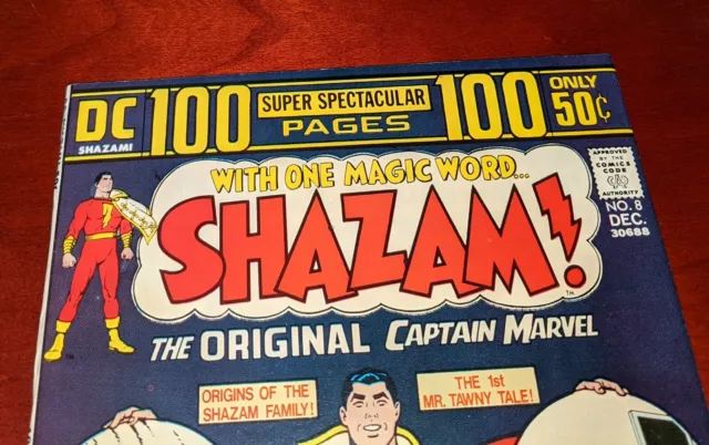 Shazam! #8 VF/NM DC 1973 CC Beck 100 Page 1st Bronze Age Appearance Black Adam 3
