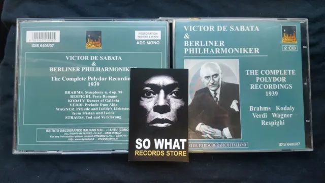 Victor De Sabata Berliner - Complete Polydor Recordings 1939. Doppio Cd Idis
