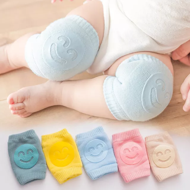 US 5~10 Pairs Baby Kids Crawling Knee Pads Safety Anti-slip Leg Elbow Protectors