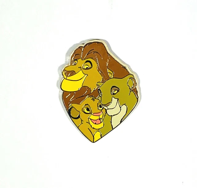 VINTAGE MUFASA SARABI And Simba Gold Brooch Pin Lion King 83862 34 54 