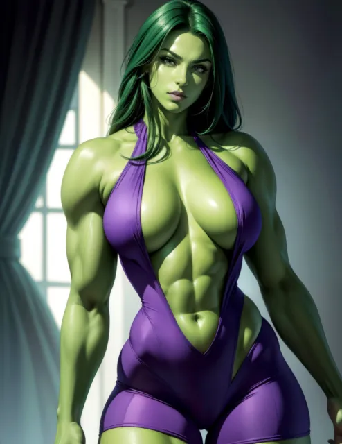 "She-Hulk 11" 8.5" x 11" Fine Art Print Limited to 20 Hand-Numbered Copies