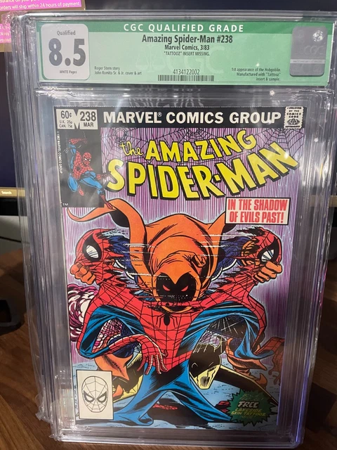 Amazing Spider-Man #238 Marvel 1983 CGC 8.5 White Pages Qualified 1st Hobgoblin!