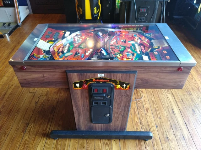 RARE original 1983 Williams JOUST pinball machine Shopped LED'ed - FREE SHIPPING