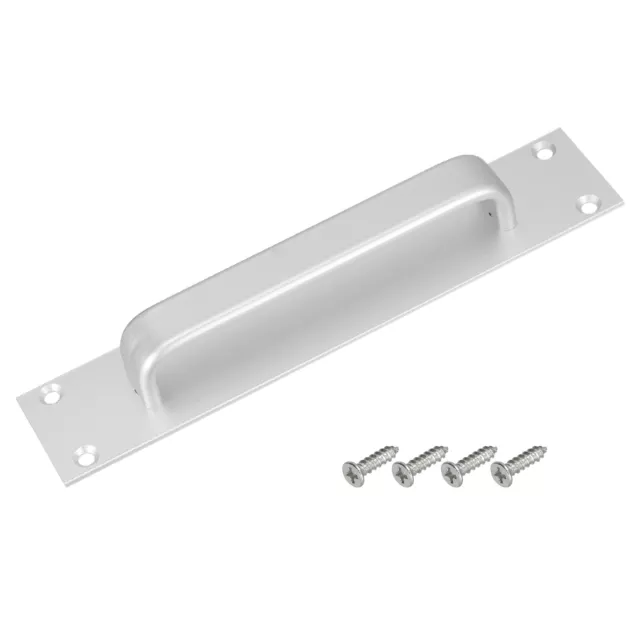 1Pcs Door Handle Pulls, 200mm/7.87" Sliding Barn Door Handles for Kitchen, White