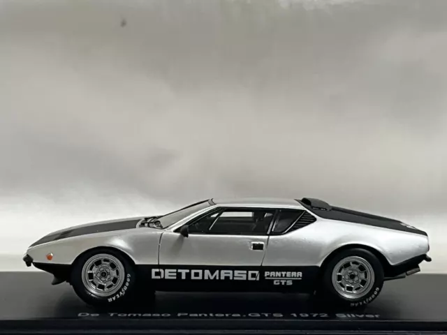Spark 1/43 De Tomaso Pantera Gts 1972 Silver