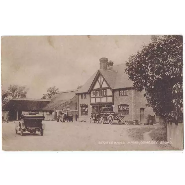 ORMESBY BROAD Sportsman's Arms, Norfolk Postcard Postmark Norton 1923