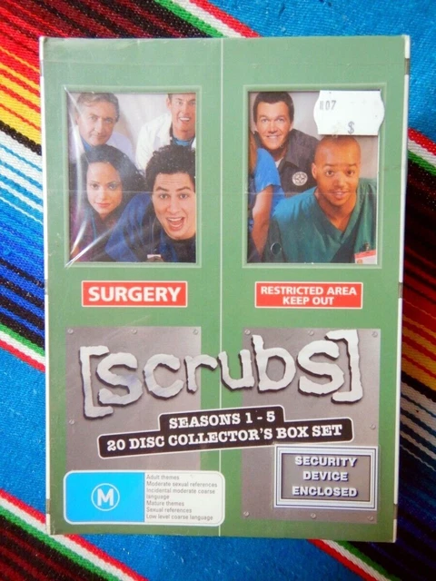 ✺Nouveau✺ Coffret DVD SCRUBS Saisons 1-5 - 20 DISQUES - RÉGION 4