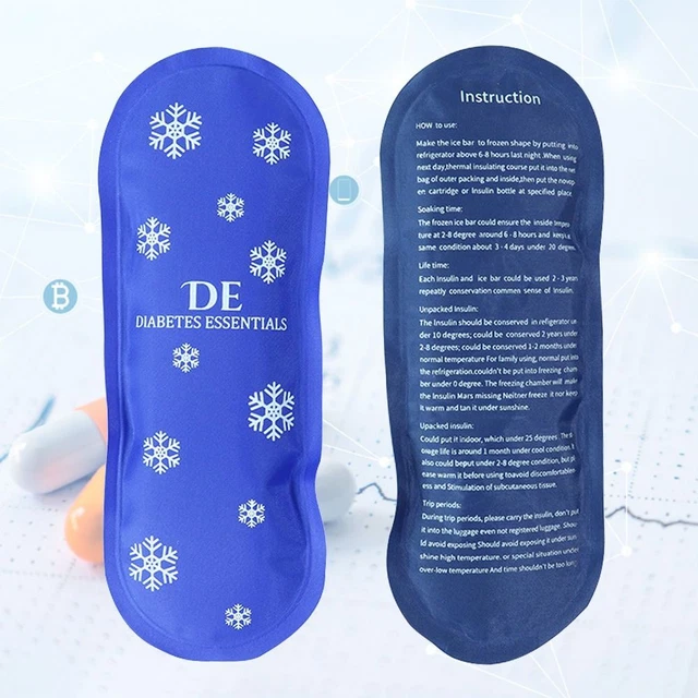 de glace Protecteur de pilule Gel froid Sac de refroidissement de l'insuline
