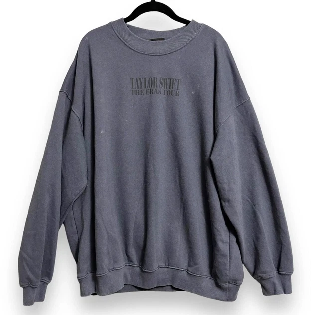 TAYLOR SWIFT THE Eras Tour 2023 Official Merch Blue Crewneck S Unisex
