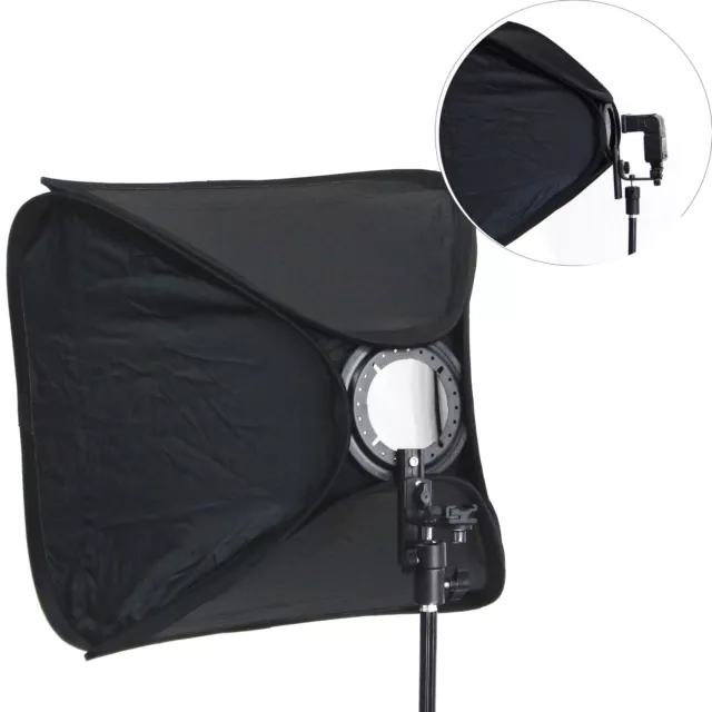 DynaSun SB1009 80x80cm XXL Softbox Pieghevole Portatile Hot shoe x Flash Slitta