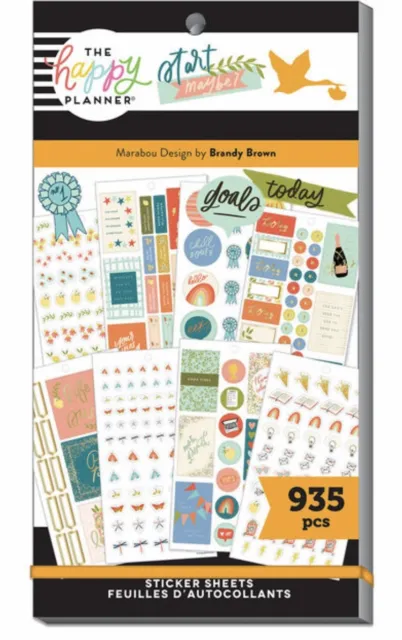 The Happy Planner x Marabou Design Classic Value Pack Stickers Sticker Book