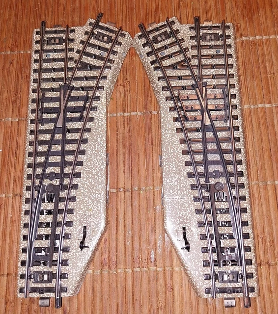 Paire D'aiguillages Hornby Acho LQ1105 Pour Train Miniature échelle HO (1/87) - Commande Manuelle - Occasion