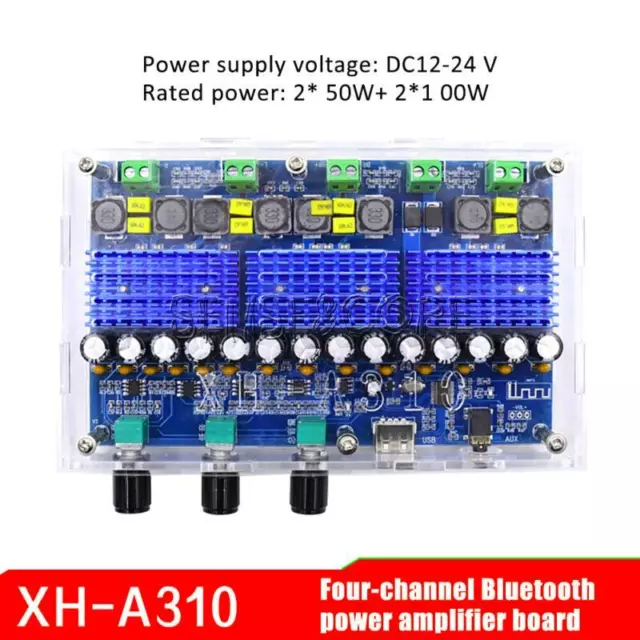 4-Kanal-Bluetooth 5.0-Digital-Power-Stereo-Verstärkerplatine XH-A31