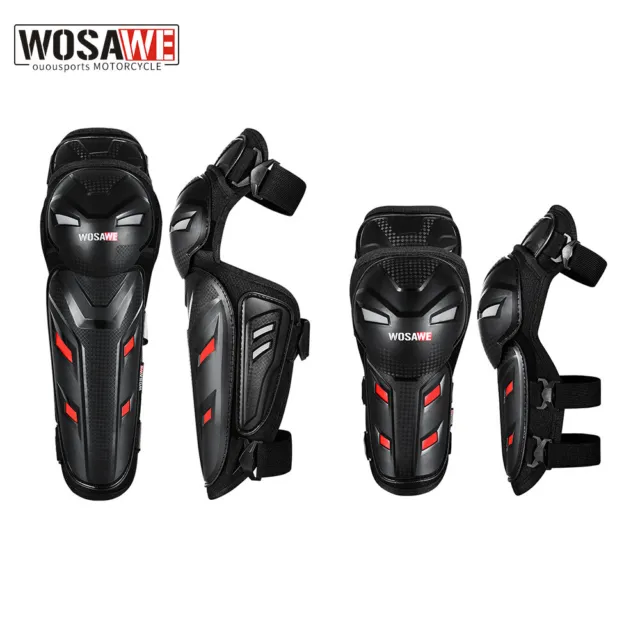 WOSAWE Adult Knee Elbow Pads Cycling Motorbike Racing Motocross Protective Guard