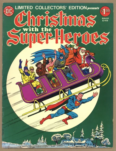Limited Collectors' Edition C-43 FVF Christmas with Super-Heroes! 1976 DC S718