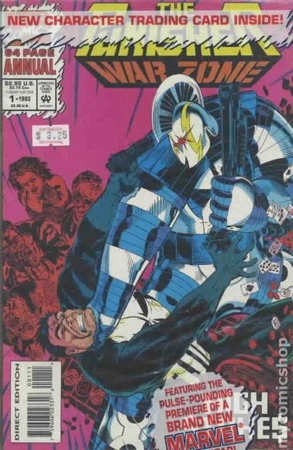 Punisher War Zone Annual 1P VF 1993 Stock Image