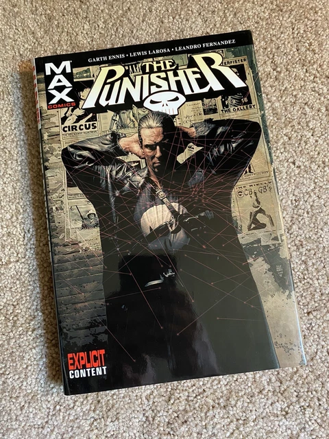 Punisher Max Vol 1 Hardcover HC Ennis and Punisher Born TPB Marvel OOP