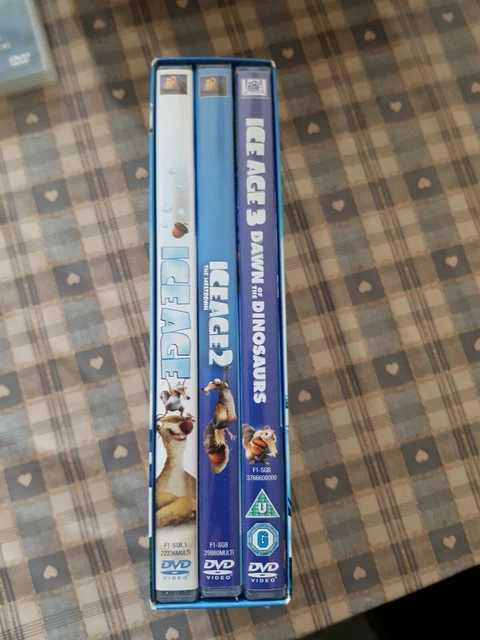 Ice Age Set ICE AGE 1-3 Collection (DVD, 2009, 3-Disc Set, Box Set) EUR 4,66 ...