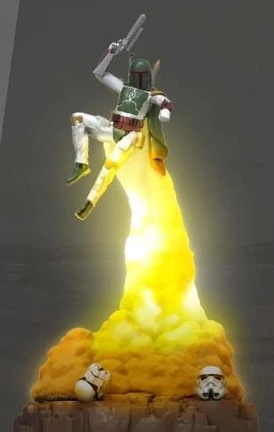 Paladone Lampada Star Wars Boba Fett Diorama Light