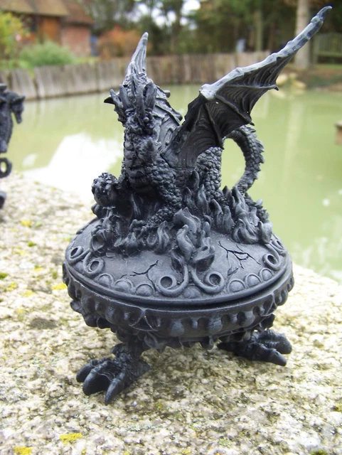 HF0563 PORTE Encens Dragon Heroic Fantasy Figurine Fee Gothique Drachen EUR 9,00 - FR