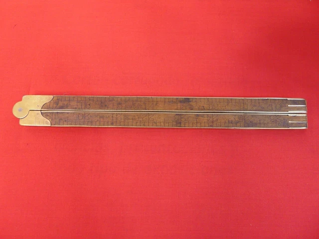 Vintage Stanley Sweetheart No. 66 3/4 Boxwood Folding Rule