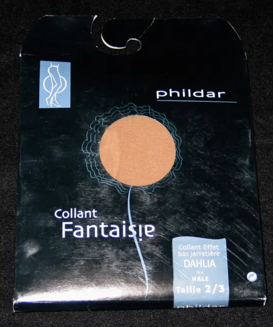 Collant T 2/3 France Phildar Dahlia Hale Nylon Lycra Sexy Jarretiere Fantaisie 2