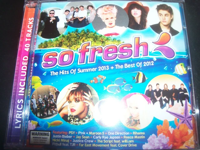 SO FRESH HITS Of Summer 2013 The Best Of 2012 Various CD Pink